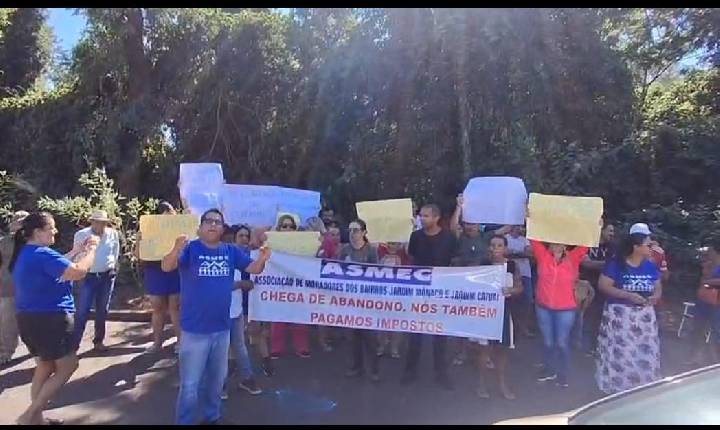 MANIFESTAÇÃO POR MELHORIA NOS BAIRROS MÔNACO E CATUAI