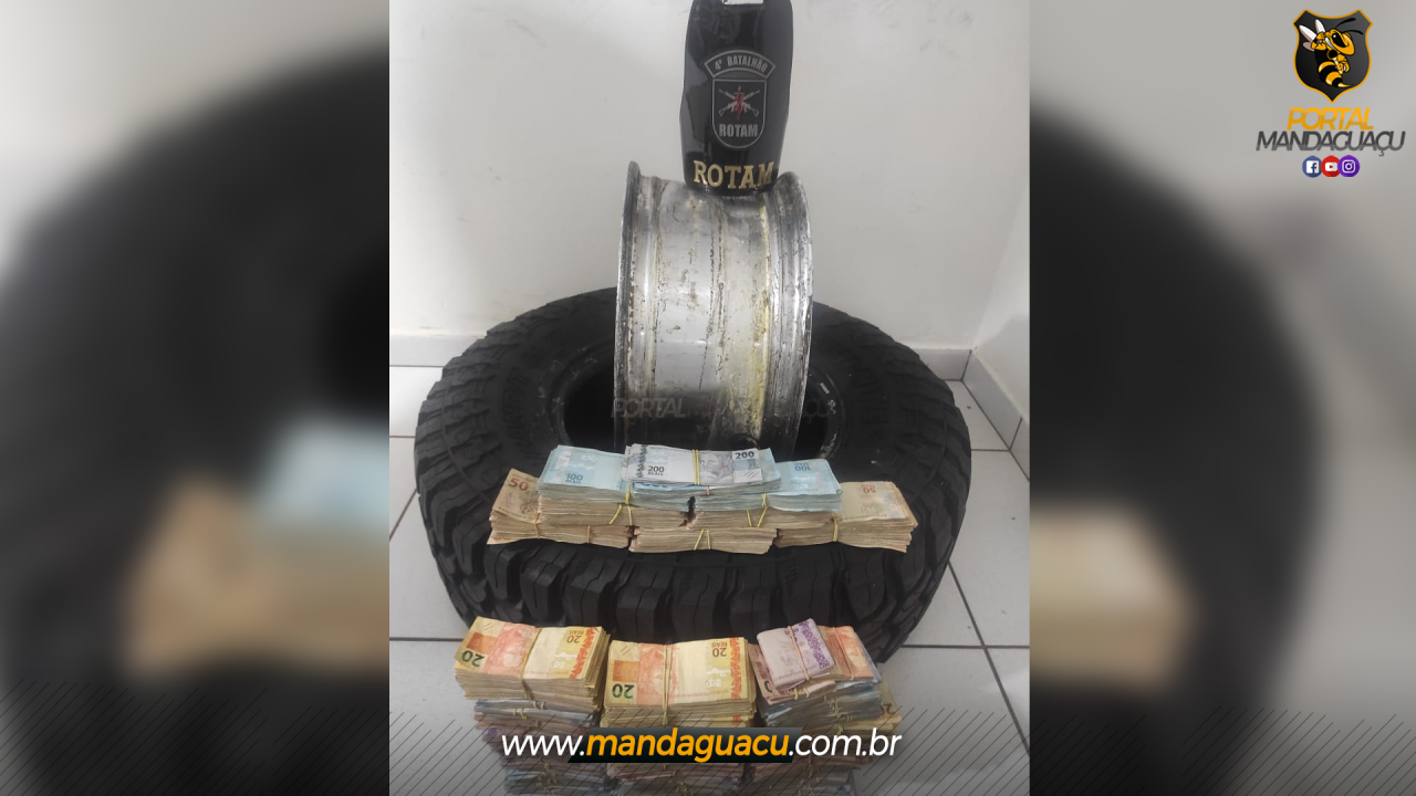 Suspeitos de tráfico são presos em Mandaguaçu com quase R$ 114 mil