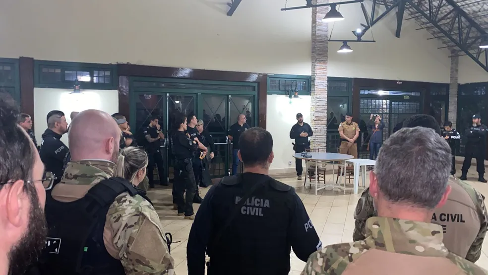 Mega operação da Polícia Civil e Militar cumpre mandados de busca e apreensão em Mandaguaçu